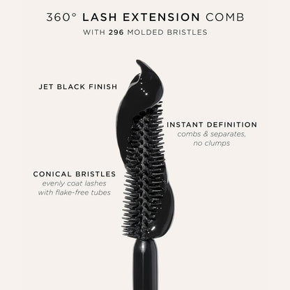 BARKOMA® Tubing Mascara – Lash Extensions in a Tube, Easy-to-Remove Eye Makeup, Clinically Proven to Volumize & Curl, 24Hr Smudge-Proof Longwear, Vegan & Cruelty-Free