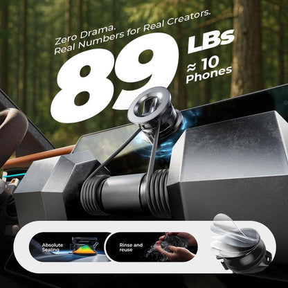 BARKOMA® Car Mount, Magnetic Phone Holders for Your Car, Vacuum Phone Mount for Car Accessories for Women Men Interior Jeep BMW, SuctionPro Gifts Kits, for iPhone 17 Pro Max 16 15 14 13