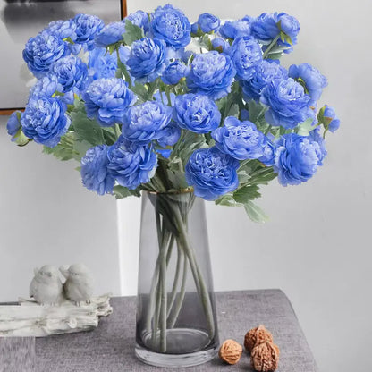 BARKOMA® Peony Bouquet — 20 Stems (≈60 Heads), 50 cm, Bendable Stems for Wedding & Home Décor (Vase Not Included)